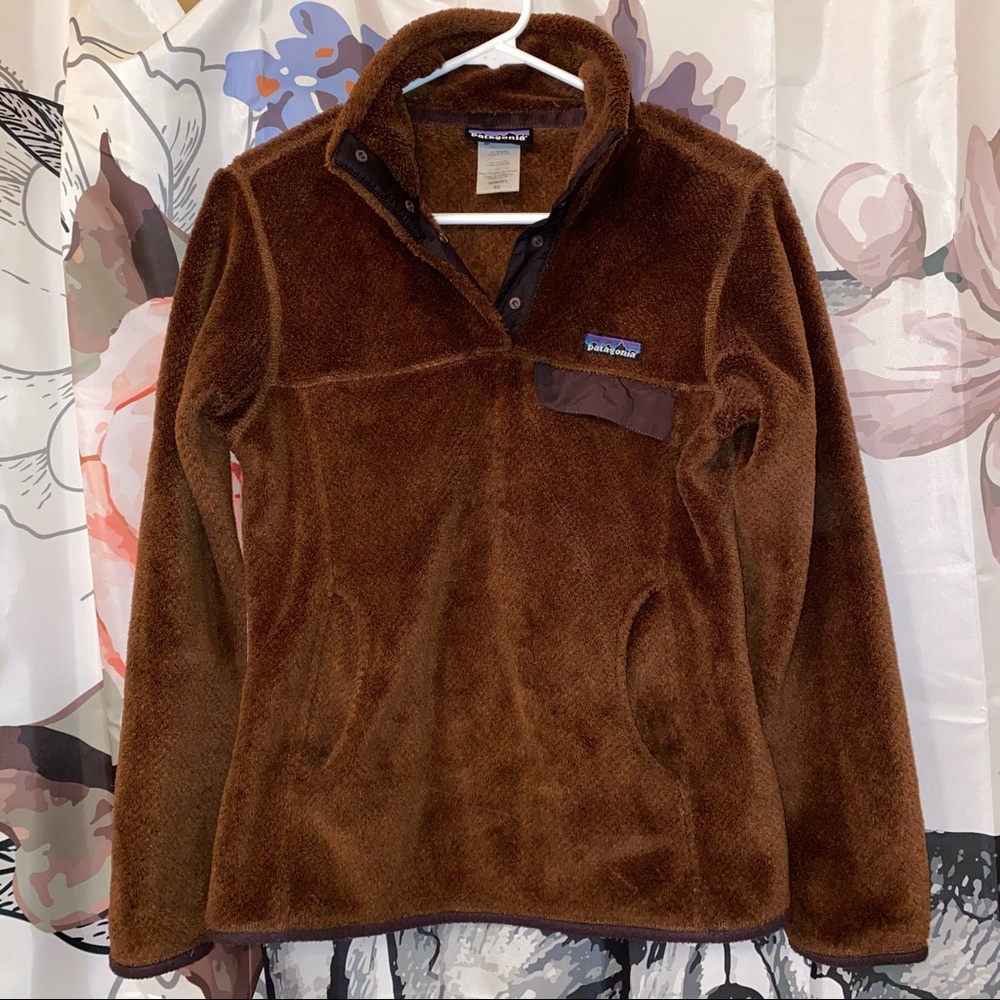 Patagonia Los Gatos brown fleece sz XS